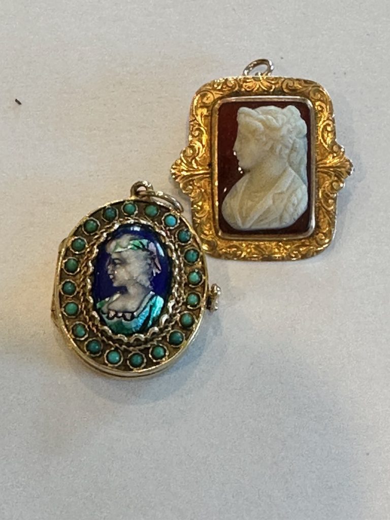 Antique Cameo Pendents